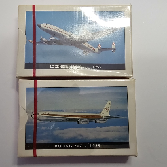Original TWA Airlines Playing Cards Sealed - Picture 2 of 4